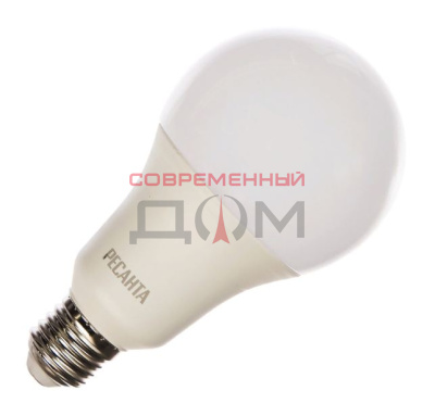Лампа светодиодная Ресанта LL-R-A80-20W-230-4K-E27